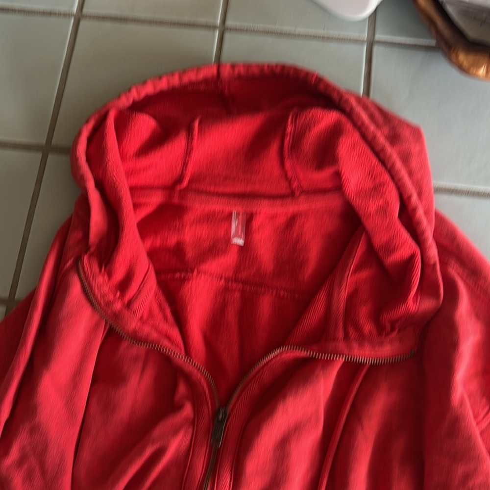 Free People FP Movement Training Day jumpsuit M Red Heather - Picture 6 of 15